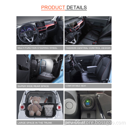 Jinpeng LHD RHD Auto elettriche a lungo raggio Veicolo elettrico ad alta velocità in vendita